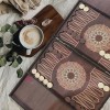  تخته بازی 6 کاره لاکچری مدل زیما (نرد، شطرنج ، دوز، مارو پله ، منچ و چکرز)