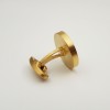 دکمه سر دست استیل ورق طلا ماه شهریور