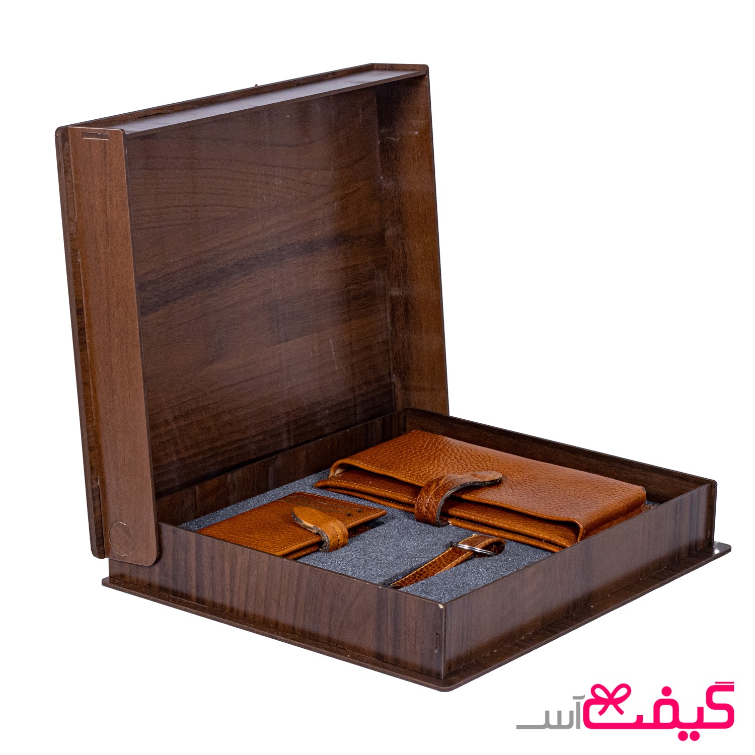 ست چرم طبیعی گروس مدل البرز