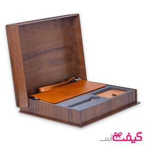 ست چرم طبیعی گروس مدل مدیران
