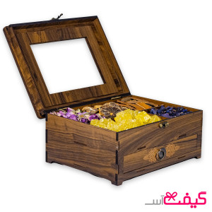 جعبه پذیرایی دمنوش مدل الوند