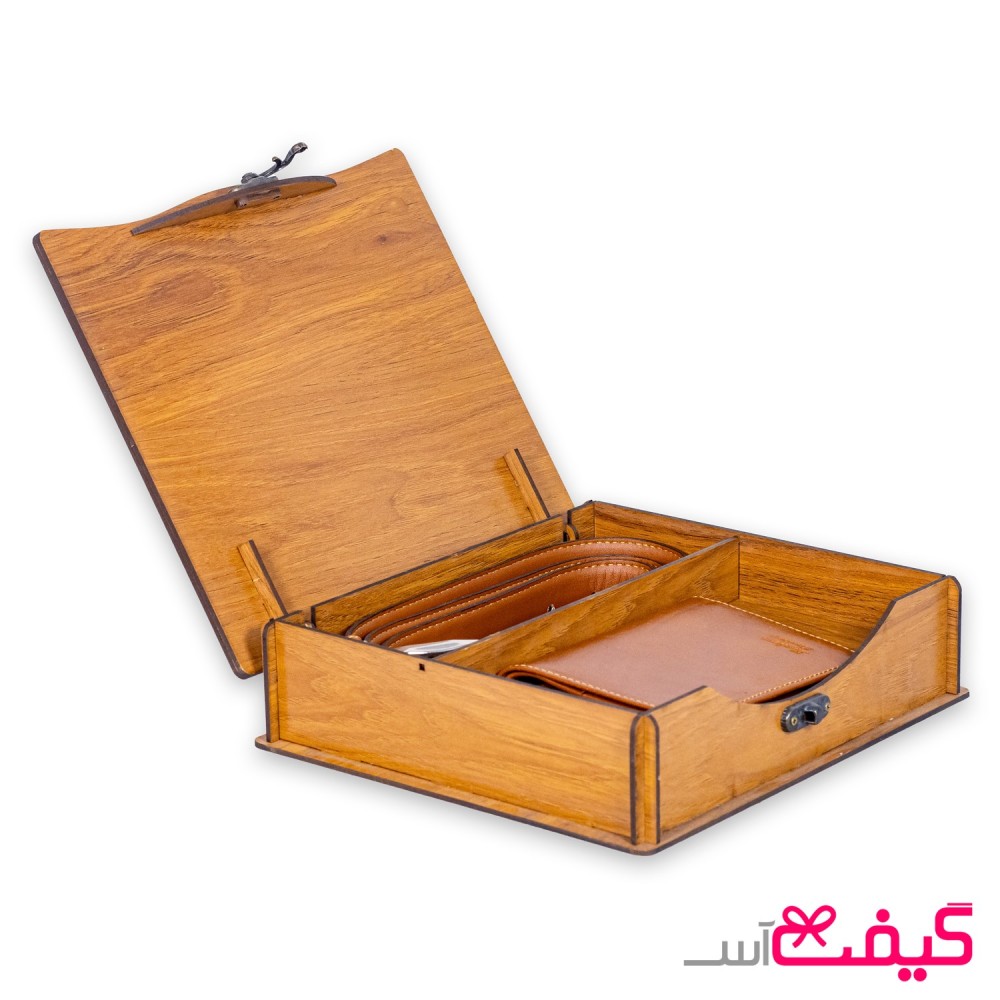 ست چرم طبیعی مدرن کد 116