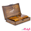 کیف پول و مدارک جا موبایلی دار چرم طبیعی مدرن کد 156