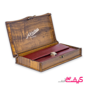کیف پول چرم طبیعی مدرن کد 172