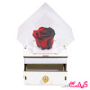 رز جاودان طرح دیاموند (سفید)