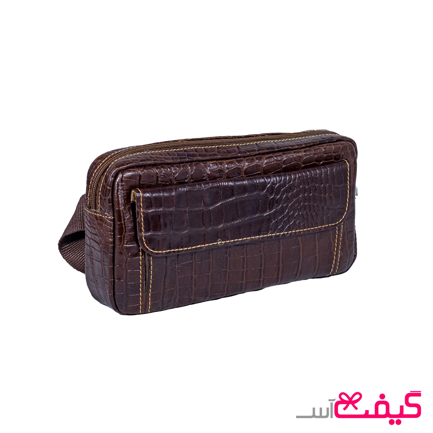 کیف کمری چرم طبیعی مدل جنرال