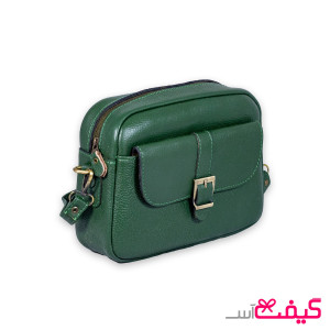 کیف دوشی زنانه چرم طبیعی مدل مهسا