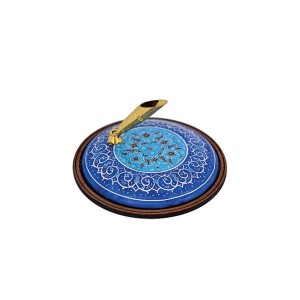 جاقلمی چوب و مینا طرح ساده