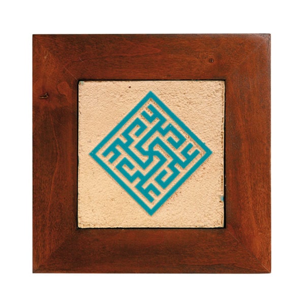 تابلو کاشی لعابدار خط کوفی طرح کد 006 